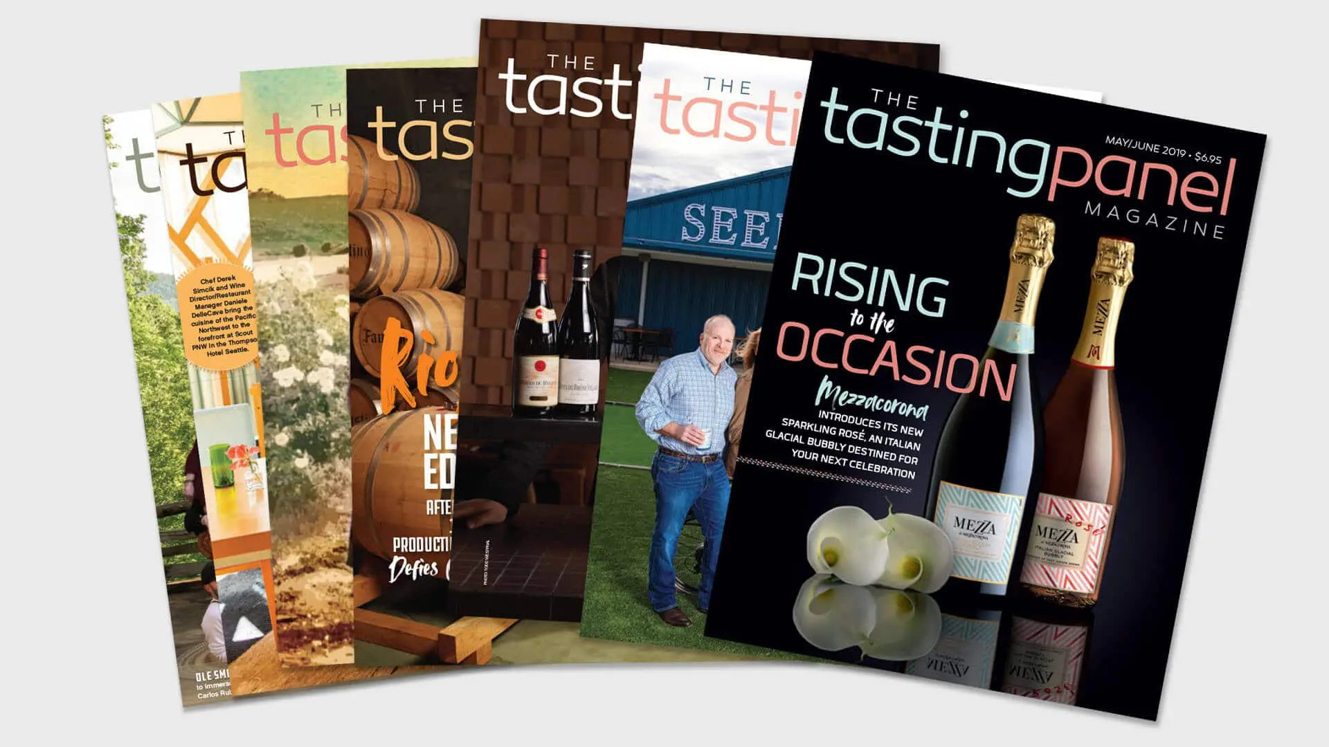 The Tasting Panel Magazine covers